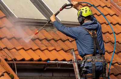 Démoussage et hydrofuge de toiture à Taillet